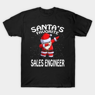 Santas Favorite Sales Engineer Christmas T-Shirt